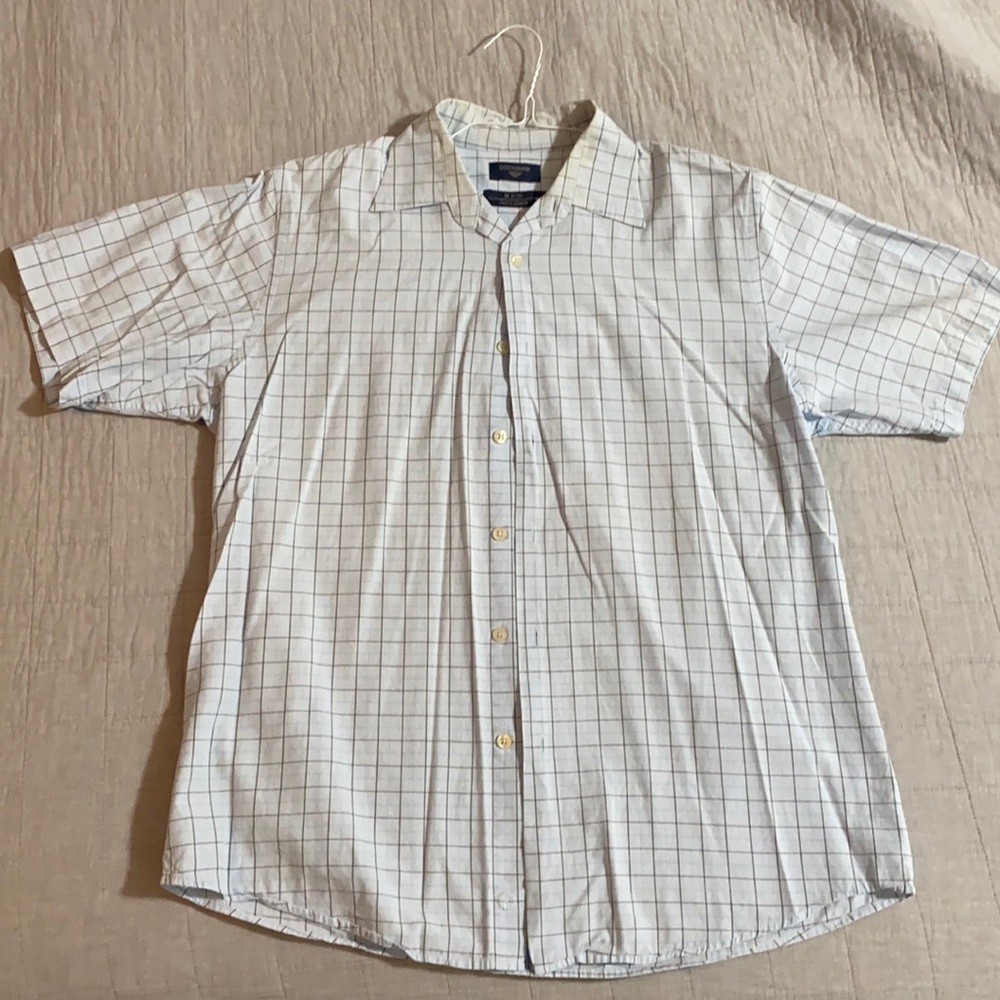 Dockers Mens Button Up Short Sleeve Shirt